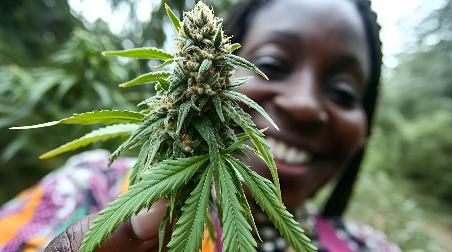 Femme noir, cannabis - Megadose