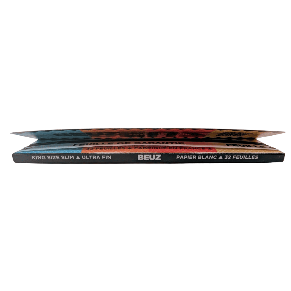 Feuilles Beuz King Size Slim Blanc – 32 feuilles - packshot | Megadose
