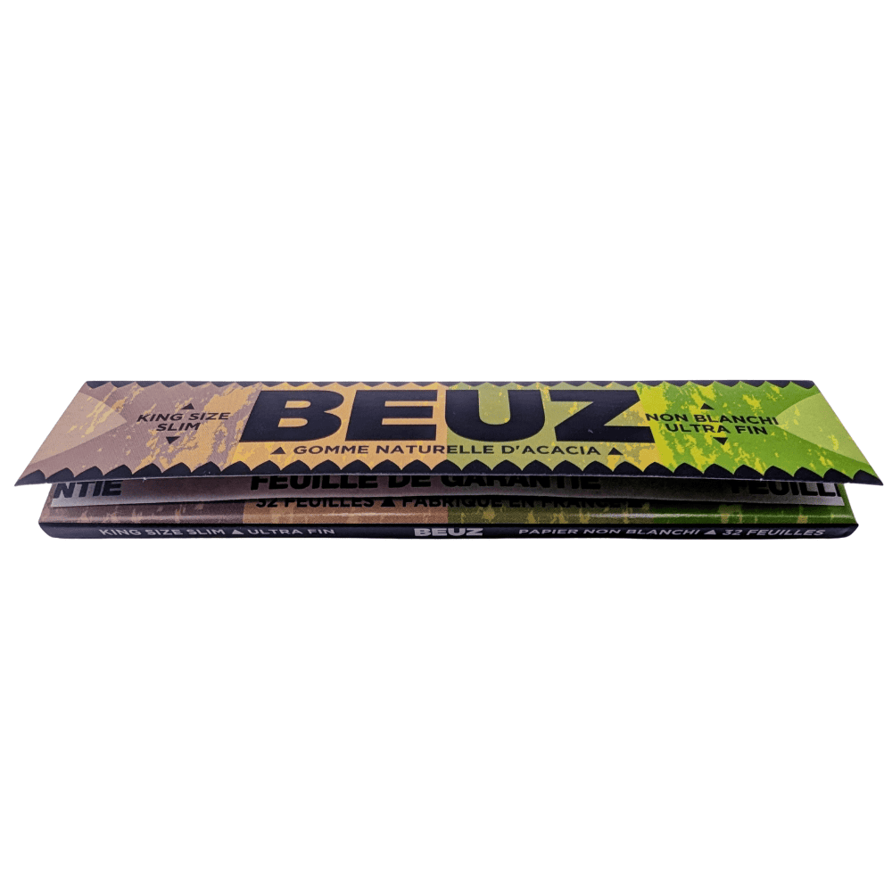 Feuilles Beuz King Size Slim Non Blanchi – 32 feuilles