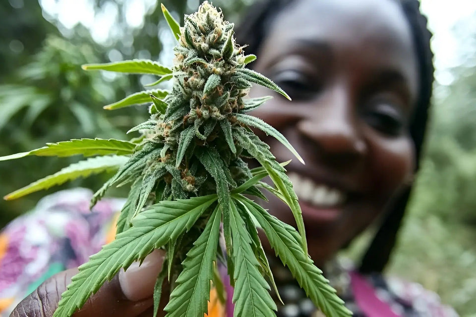 Femme noir, cannabis - Megadose