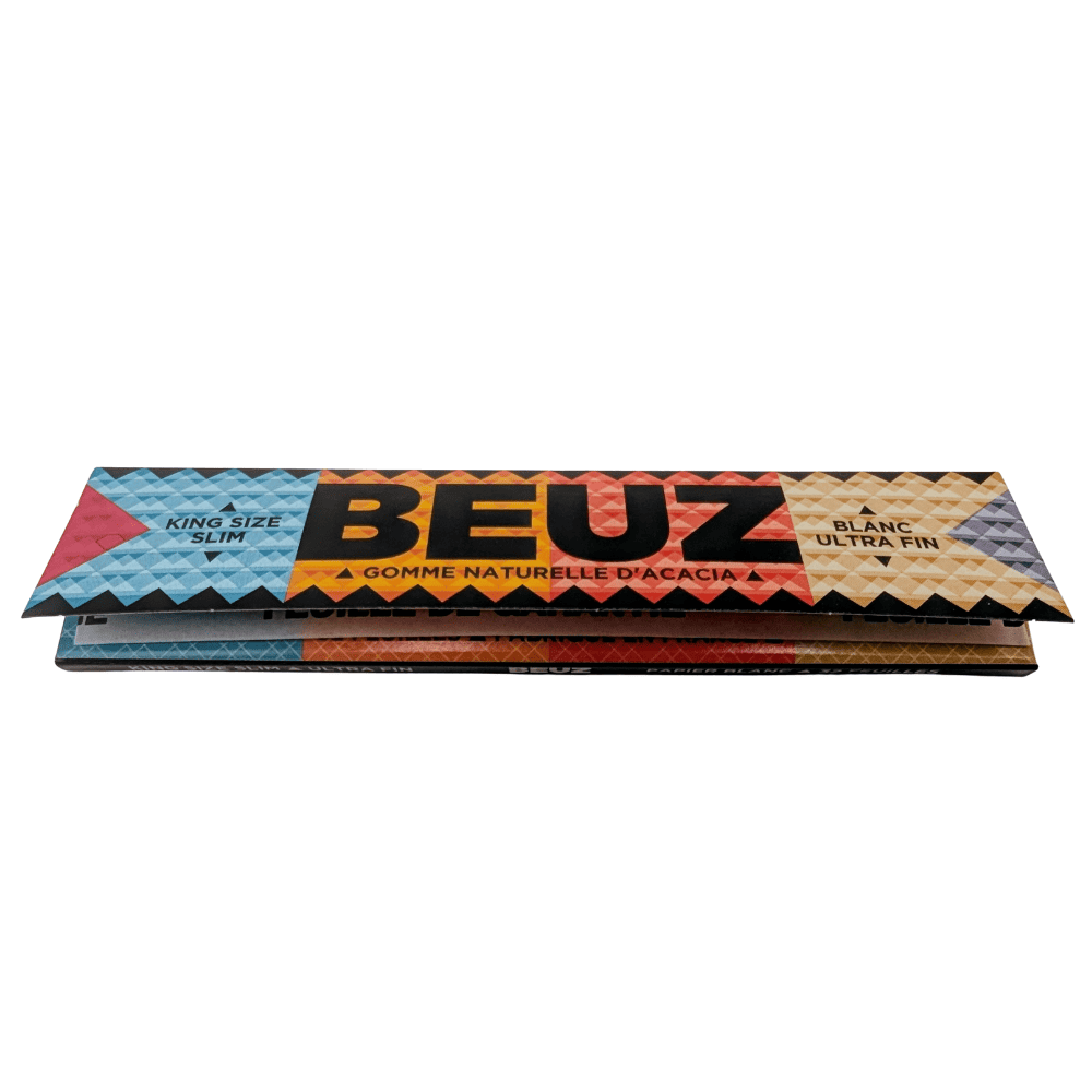 Feuilles Beuz King Size Slim Blanc – 32 feuilles
