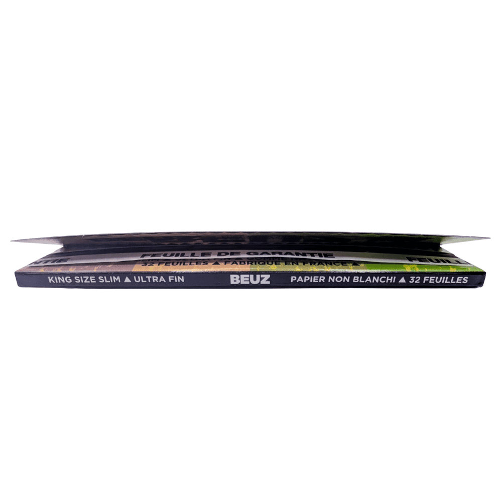 Feuilles Beuz King Size Slim Non Blanchi – 32 feuilles - packshot | Megadose
