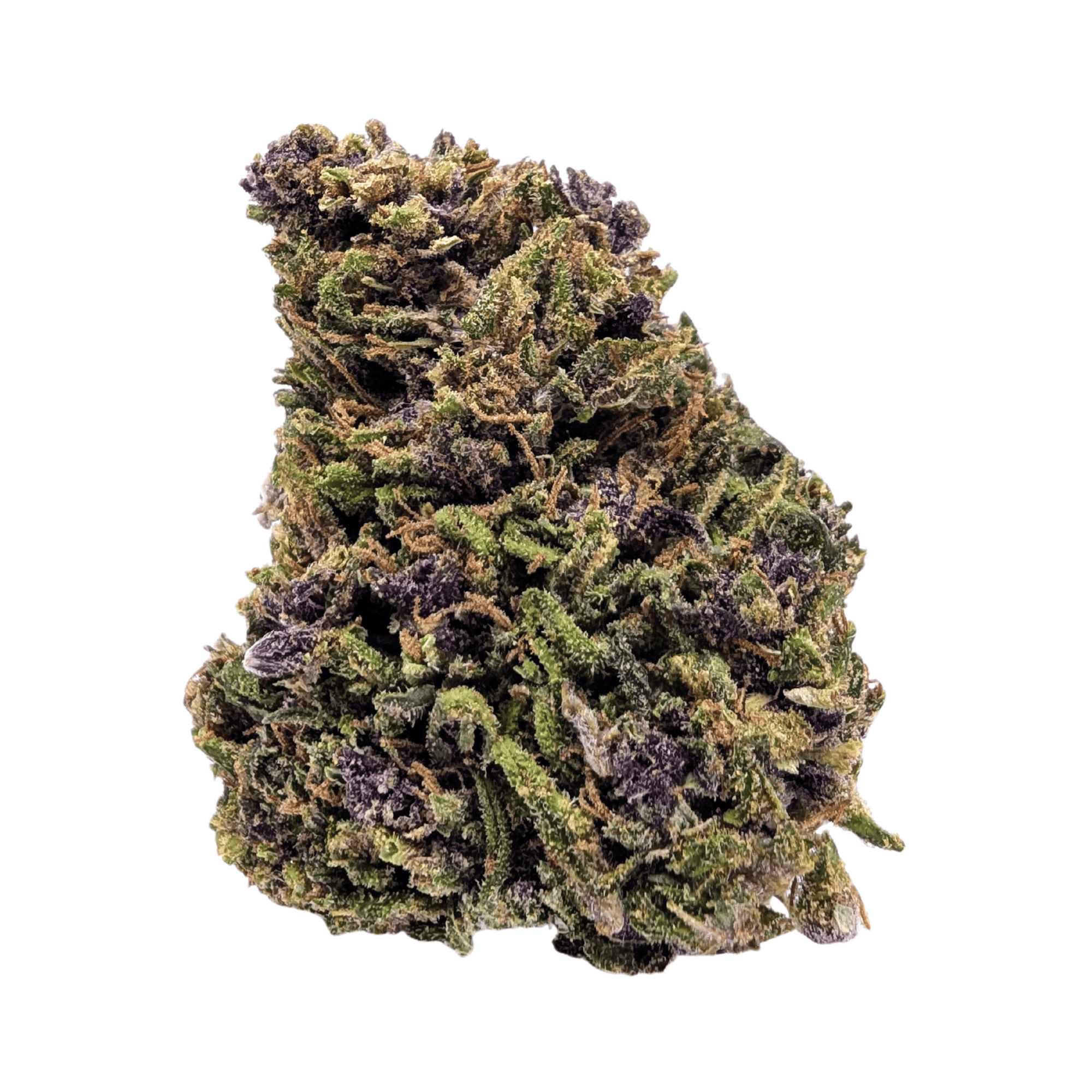 Runtz 40% NL-1 indoor US tête détourée avec reflets verts et violets